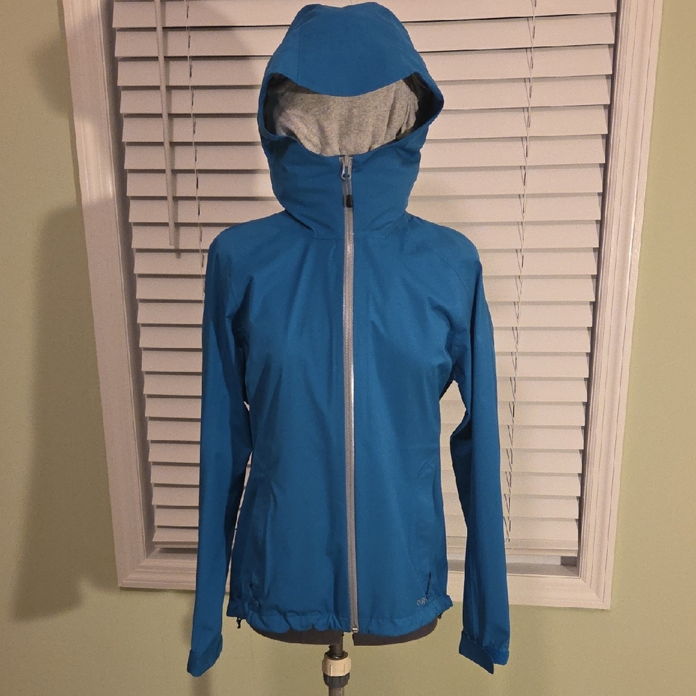 Orvis Women's Turquoise/ Blue Hooded Ultralight Jacket